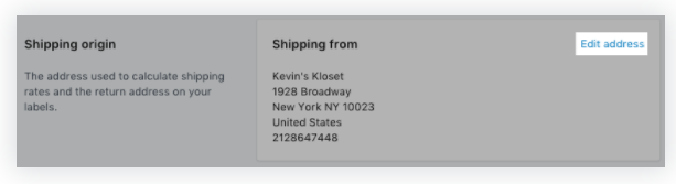 Shopify发货运输初始设置介绍：添加发货地址及更改发货地等操作