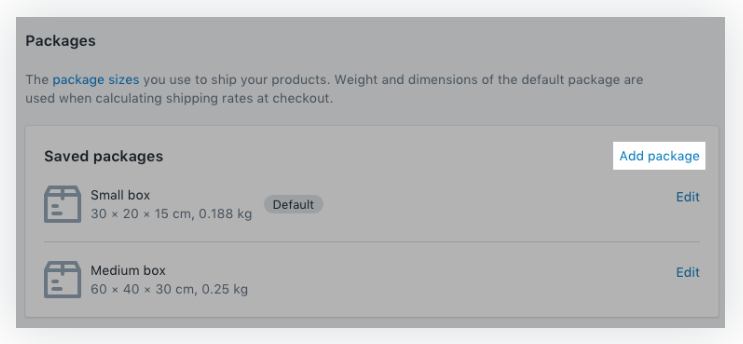 Shopify包裹和貨件重量介紹：Shopify支持哪些包裹類型？