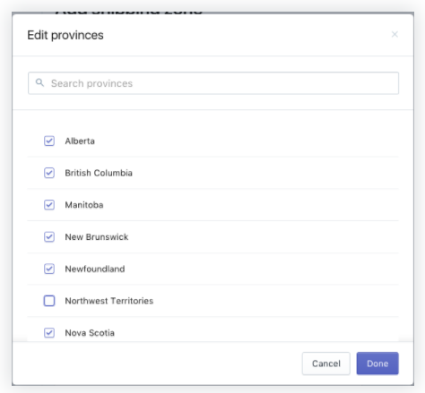 Shopify发货操作：Shopify送货区域操作介绍