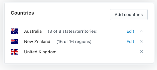 Shopify发货操作：Shopify送货区域操作介绍