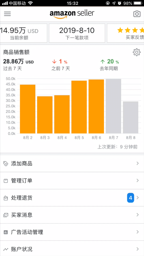 亚马逊卖家APP实操教程，请查收！