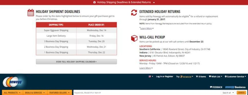新蛋“黑五”特别关注：促销安排新鲜出炉
