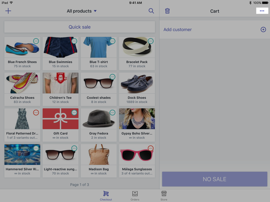 Shopify POS 购物车内容及更新方法