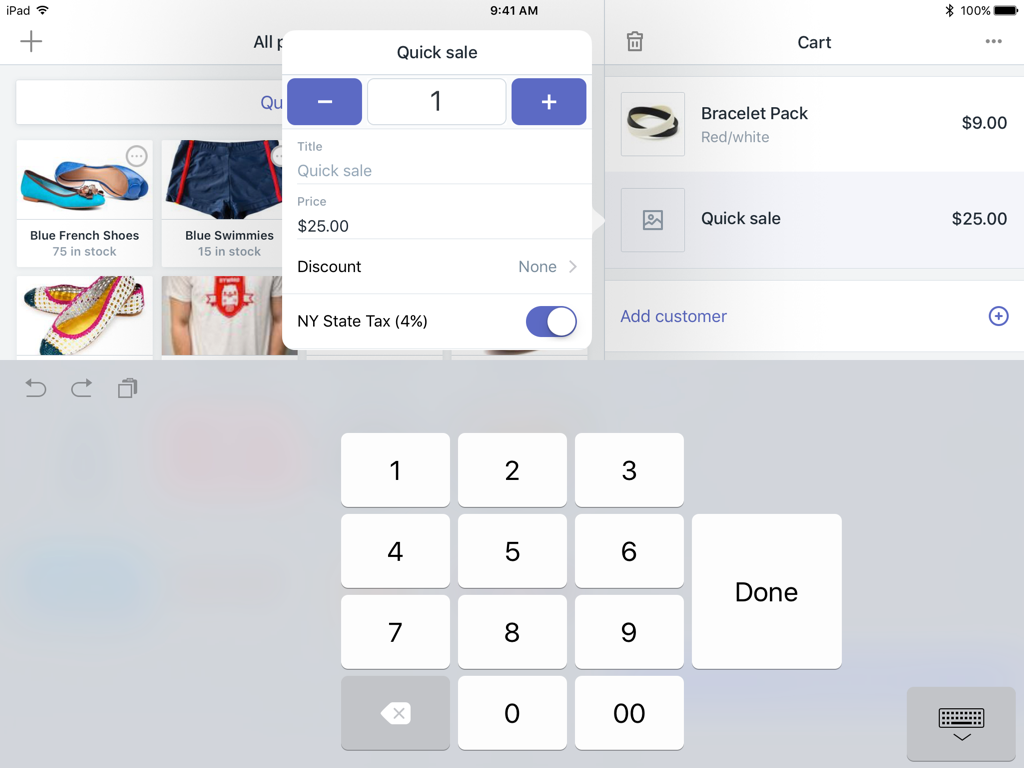 Shopify POS购物车内容编辑指南