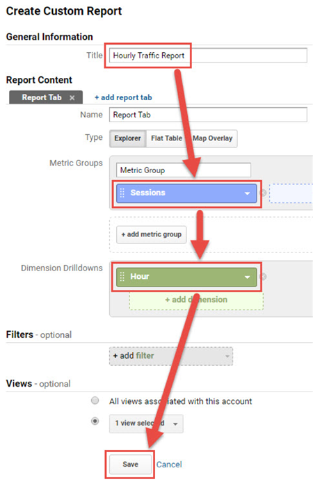 图文教程：创建Google Analytics网站流量和转化率报告