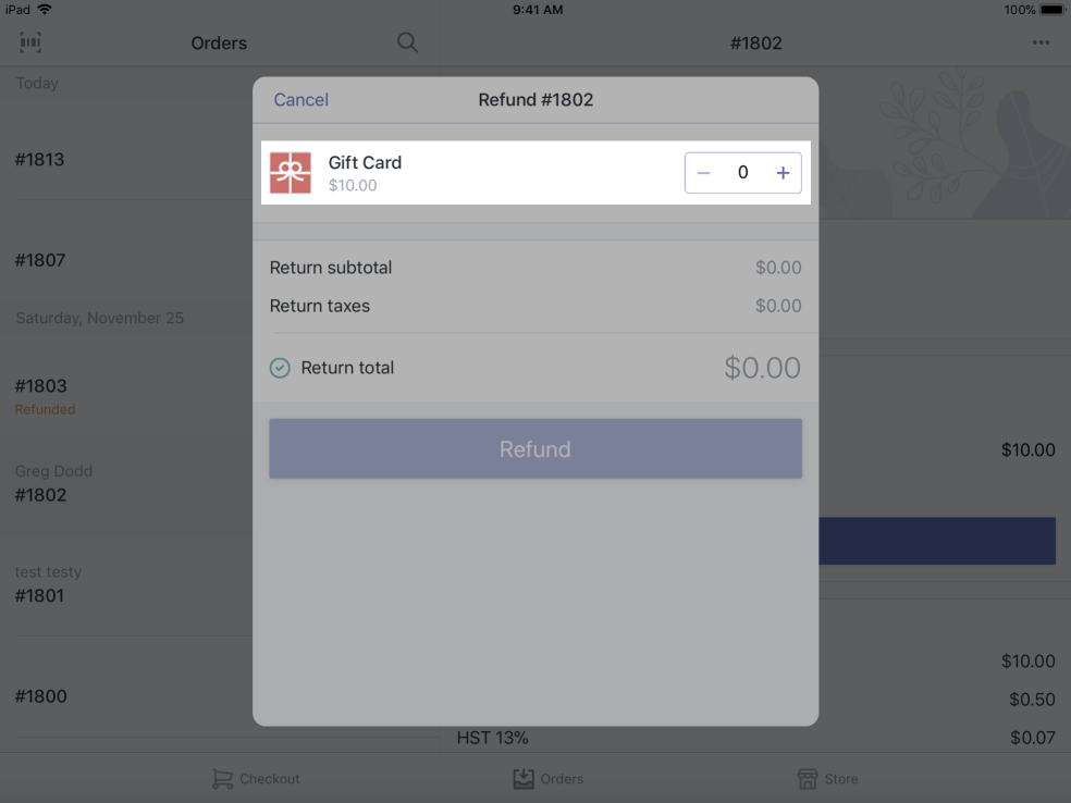 Shopify POS上如何销售礼品卡