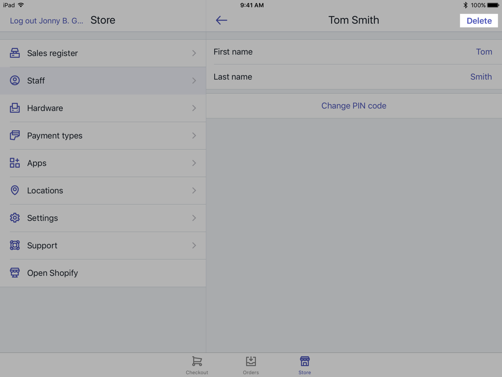 Shopify POS上的员工设置教程