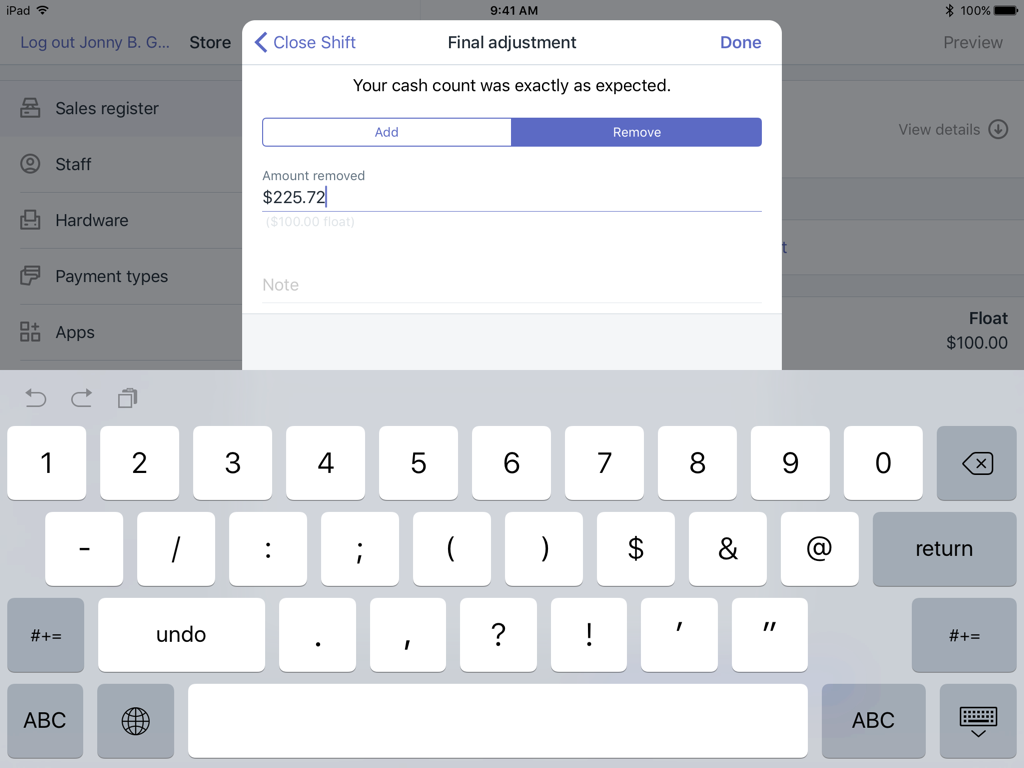 Shopify POS收银班次设置指南