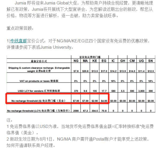Jumia免邮政策半路失效，卖家账单多出几十万运费！官方回应来了