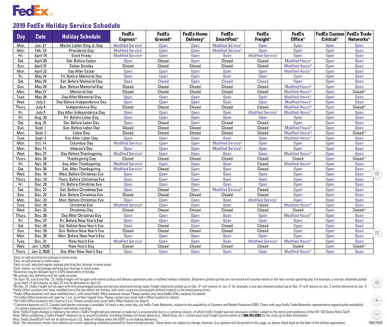 旺季在即，各大物假期运输截止日期汇总，卖家请留意