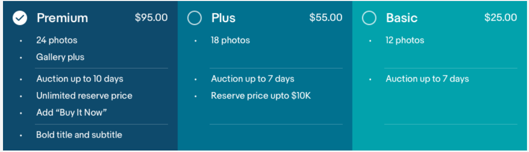 简化摩托车（Motorcycle）分类费用套餐选项