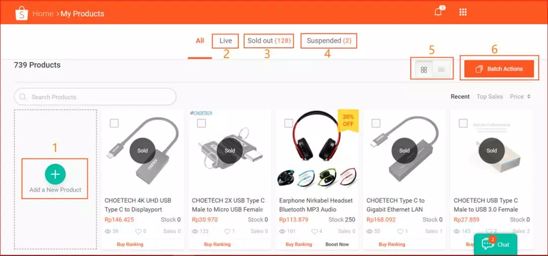 Shopee新手指南:Shopee卖家中心用户界面介绍