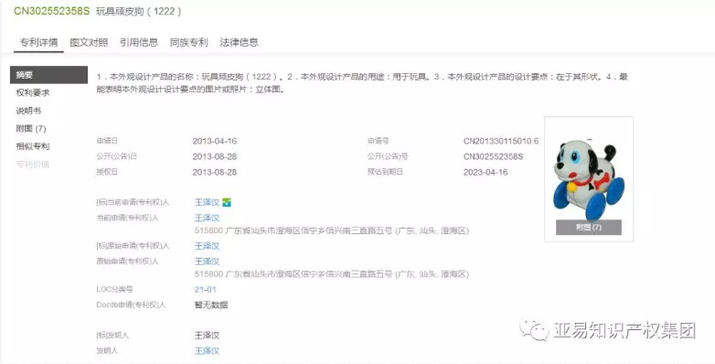 火热爆款玩具专利大检索，快来看你的产品在里面吗？