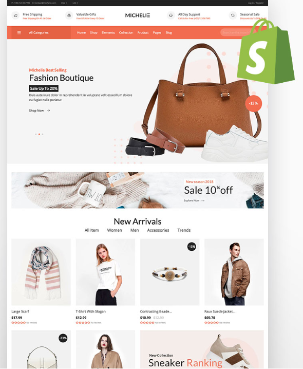 自建站时尚卖家如何搭建吸睛网站？外媒盘点了19个Shopify主题