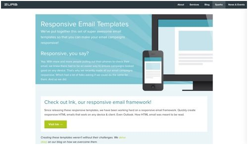 78个免费的响应式电子邮件模板，你要的都在这了！