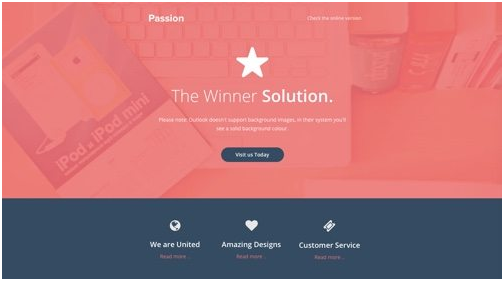 78个免费的响应式电子邮件模板，你要的都在这了！