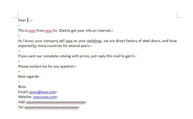 外贸技巧：使用WORD+OUTLOOK群发邮件（图文版）