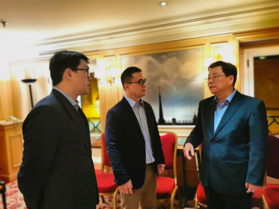 福修provinceAppointsecretary于伟国率团访法,亲切接见擒腾总裁王钻