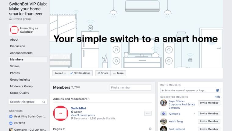 SwitchBot携手Facebook引领智能家居新潮流