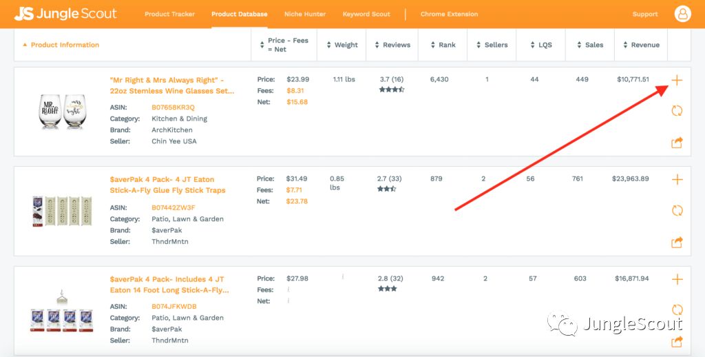 亚马逊选品：如何使用Jungle Scout的数据库和产品追踪器寻找潜在的选品？