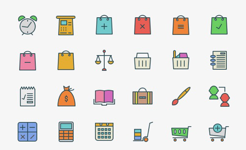 建站无小事：20组电商图标集帮你打造“高大上”自建站