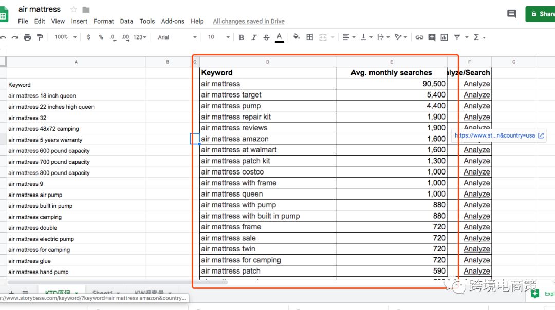 亚马逊产品关键词调研-免费工具【图文资源】