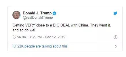 中国再购58.5万吨美国大豆！彭博社:特朗普已批准中美第一阶段协议