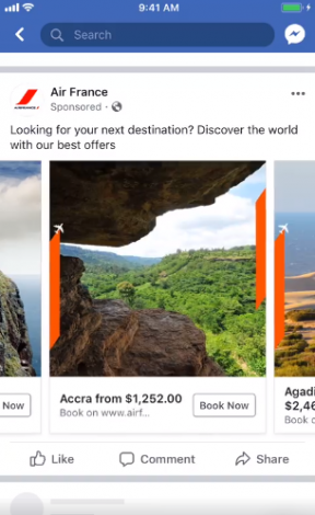 【收藏】一文打尽Facebook不同广告类型的投放格式