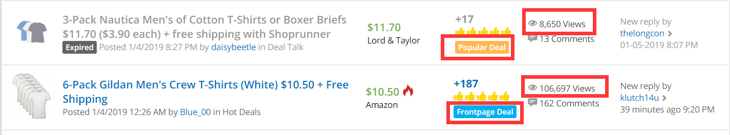 Slickdeals 帖子上首页（FrontPage）需要满足这6点要求