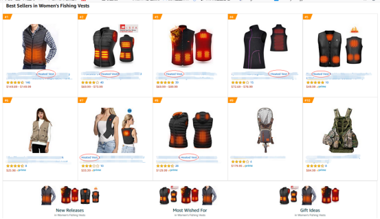 卖爆亚马逊美国站、日本站、欧洲站的电热背心（Heated Vest），还能下手吗？