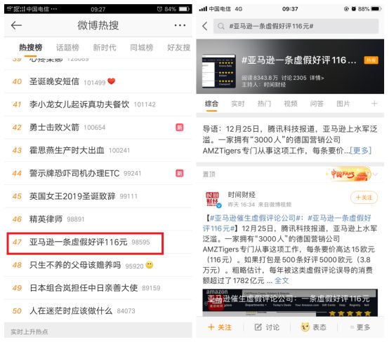 亚马逊被曝虚假评论——一条116元明码标价，虚假刷评何时能禁？