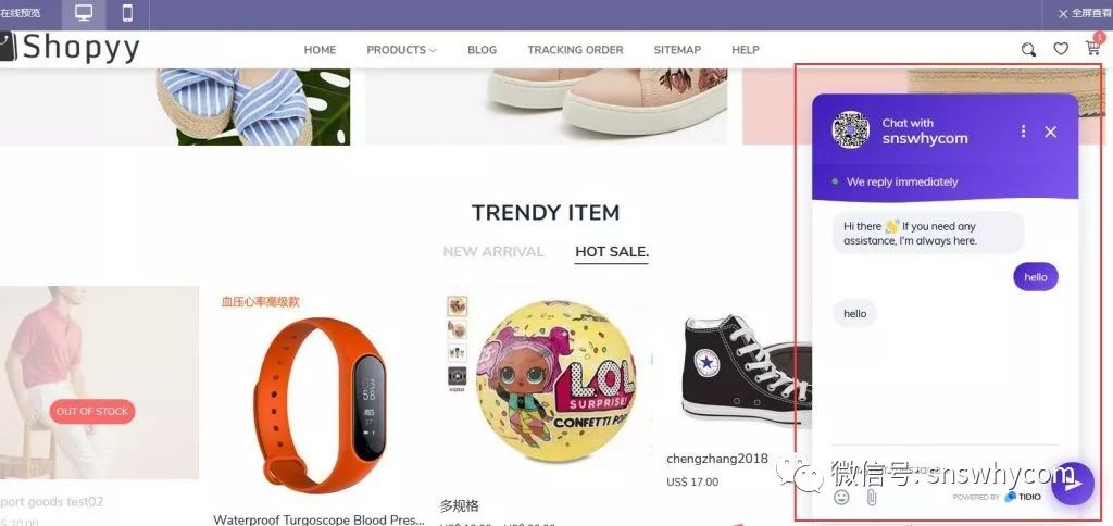 独立站免费在线客服工具tidiochat介绍