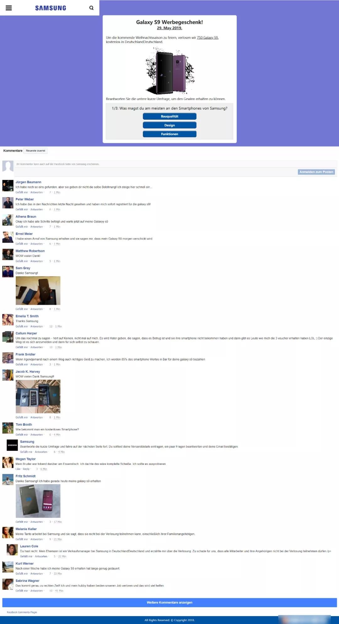 Sweepstakes广告套路大赏