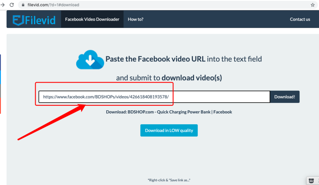 如何下载竞争对手的Facebook广告视频？