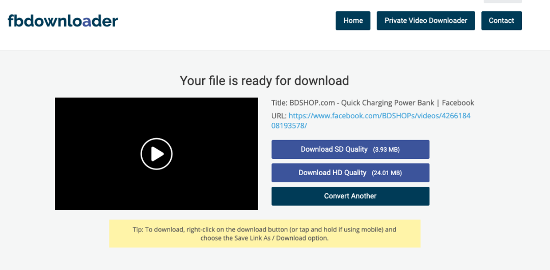 如何下载竞争对手的Facebook广告视频？