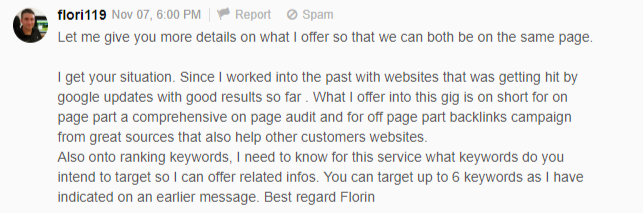 Fiverr外包SEO服务尝试 | 国外水军五毛党值得考虑吗？