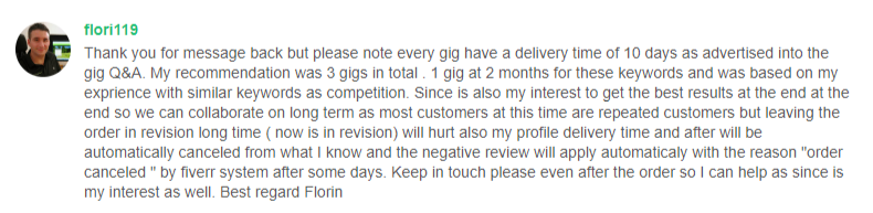 Fiverr外包SEO服务尝试 | 国外水军五毛党值得考虑吗？