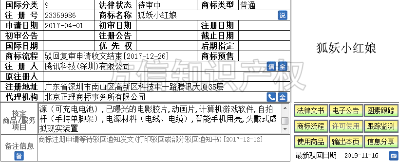 商标驳回的原因竟是“建国后动物不许成精”？？？