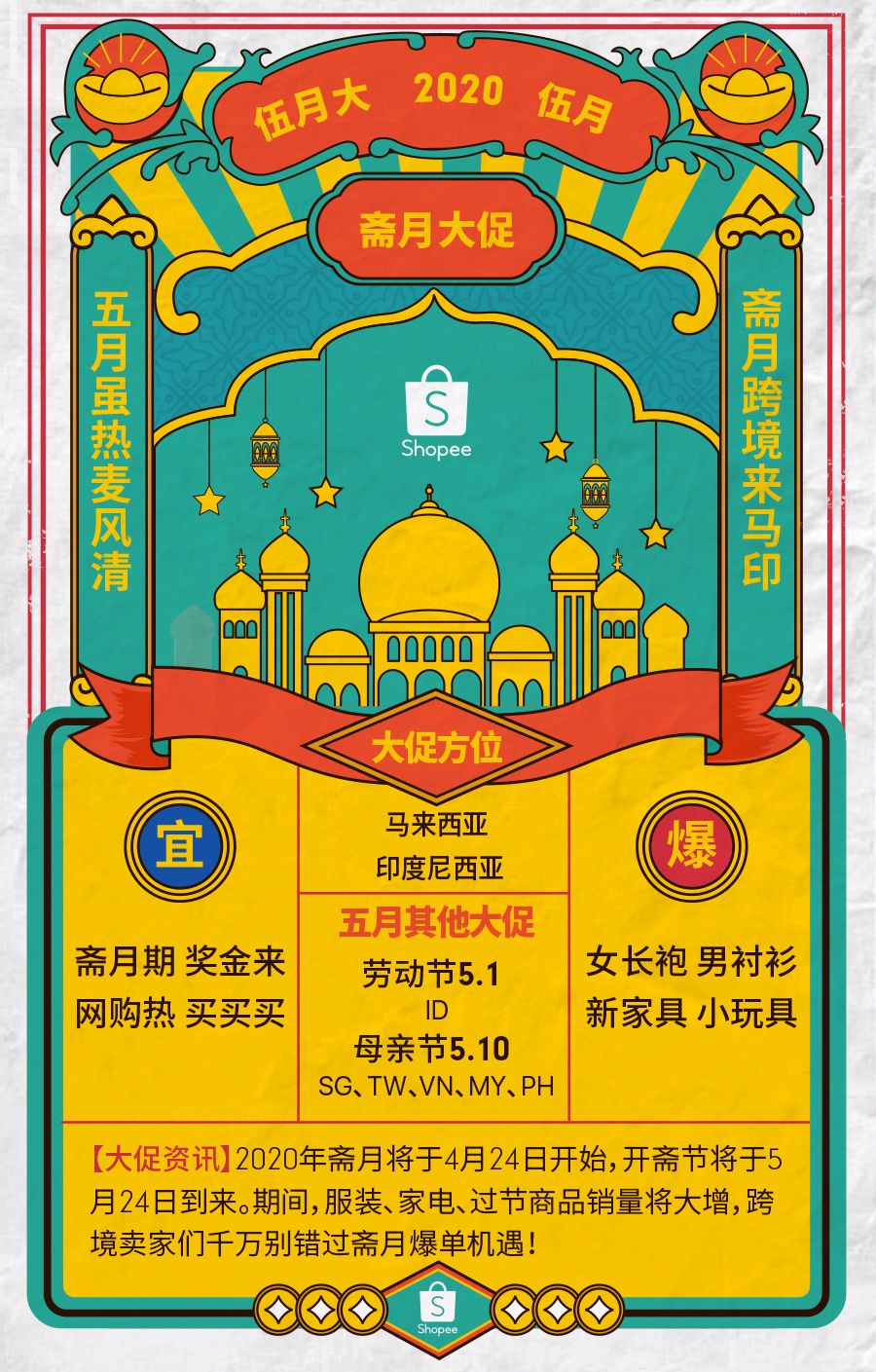 2020年Shopee大促黄历：快来看爆单吉日！