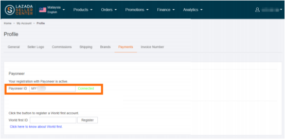 lazada跨境支付方式：Payoneer注册/对接及收款流程详解