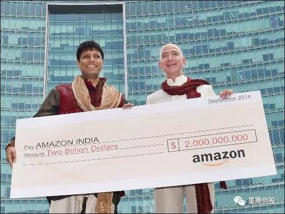 亚马逊创始人贝索斯再下天竺