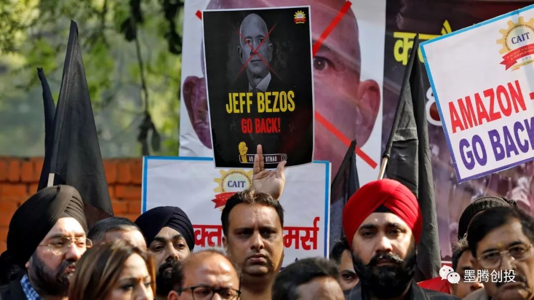 亚马逊创始人贝索斯再下天竺