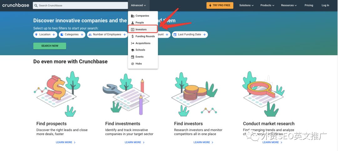 Crunchbase是什么？怎么找客户？