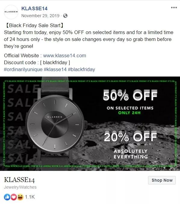 手表--FB內(nèi)容營銷攻略