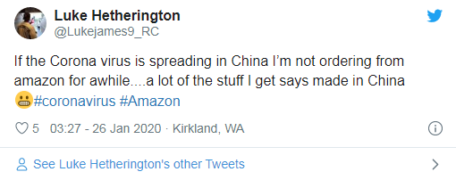 英国买家因新冠状病毒抵制“Made in China”，称目前不会购买中国产品