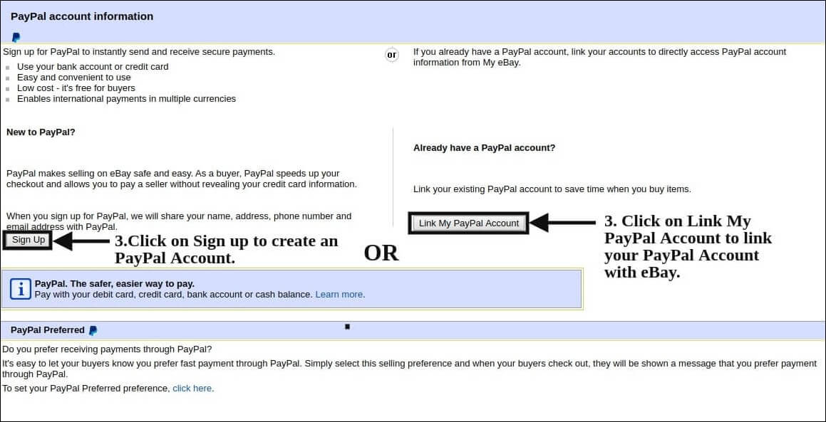 【图文详解】卖家如何在eBay上添加付款方式？
