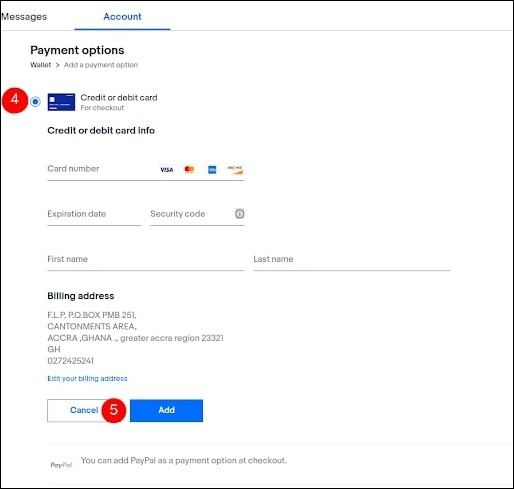 【图文详解】卖家如何在eBay上添加付款方式？