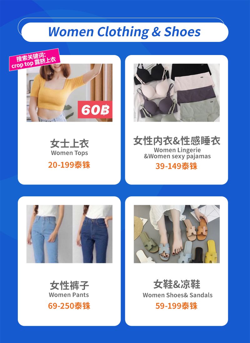 Lazada时尚类2月热销趋势（上）：泰国、马来西亚市场潜力爆款