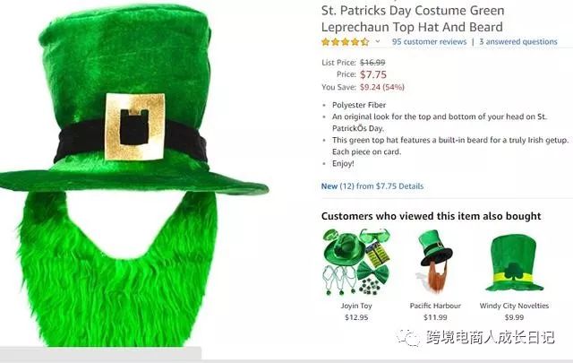 美国3月 “绿帽节” 商机强势来袭，这些产品让你的店铺迅速飞起！！