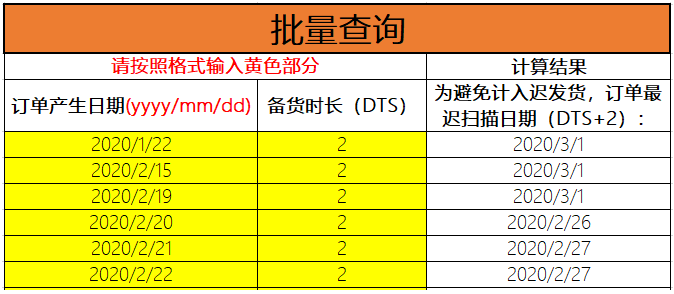 Shopee更新卖家订单发货时效查询器 (疫情期间豁免专用版)